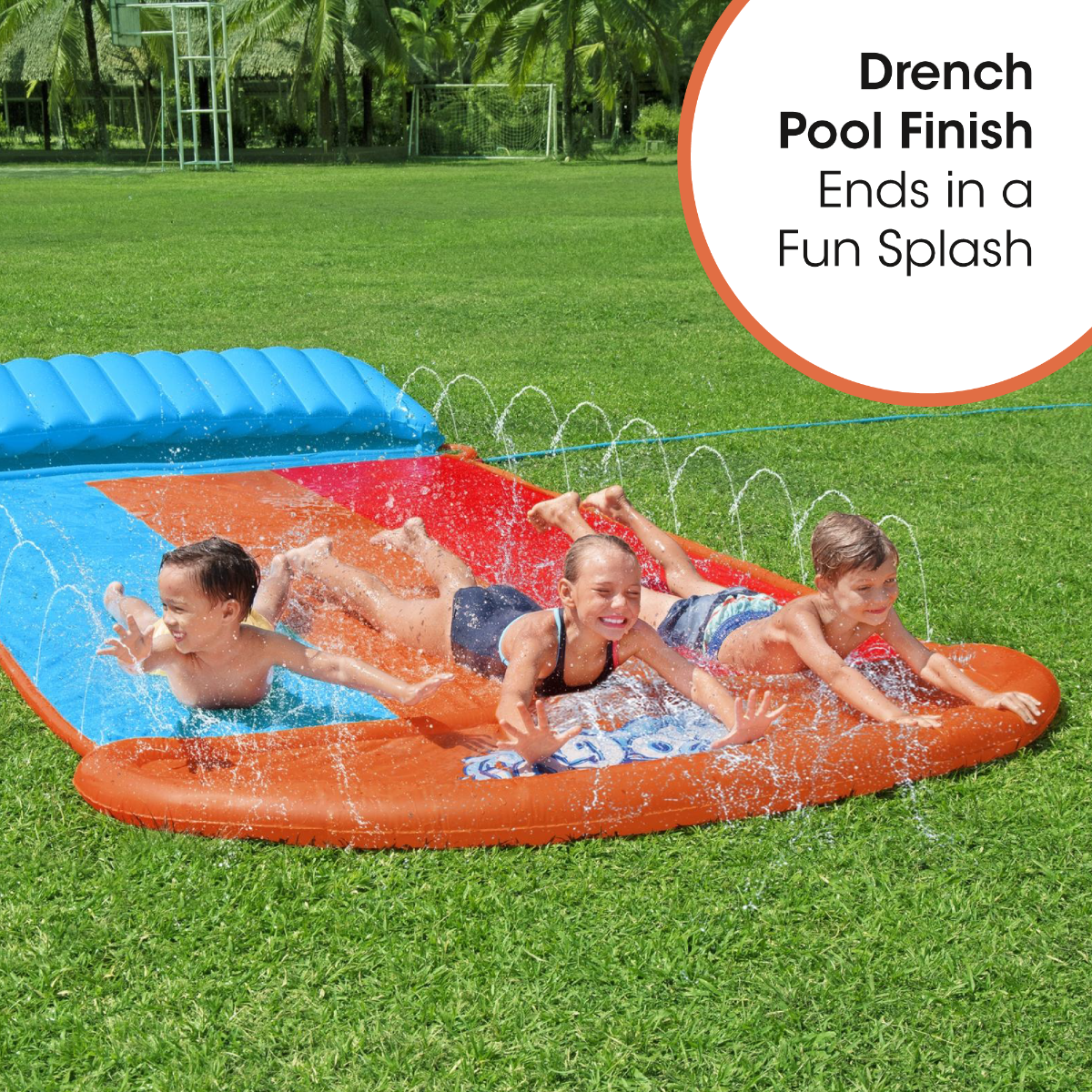 H2OGO! Tsunami Triple Splash and Slide, with Sprinklers
