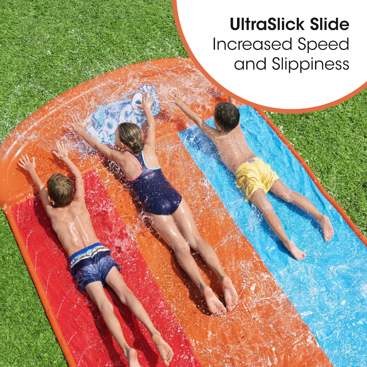 H2OGO! Tsunami Triple Splash and Slide, with Sprinklers