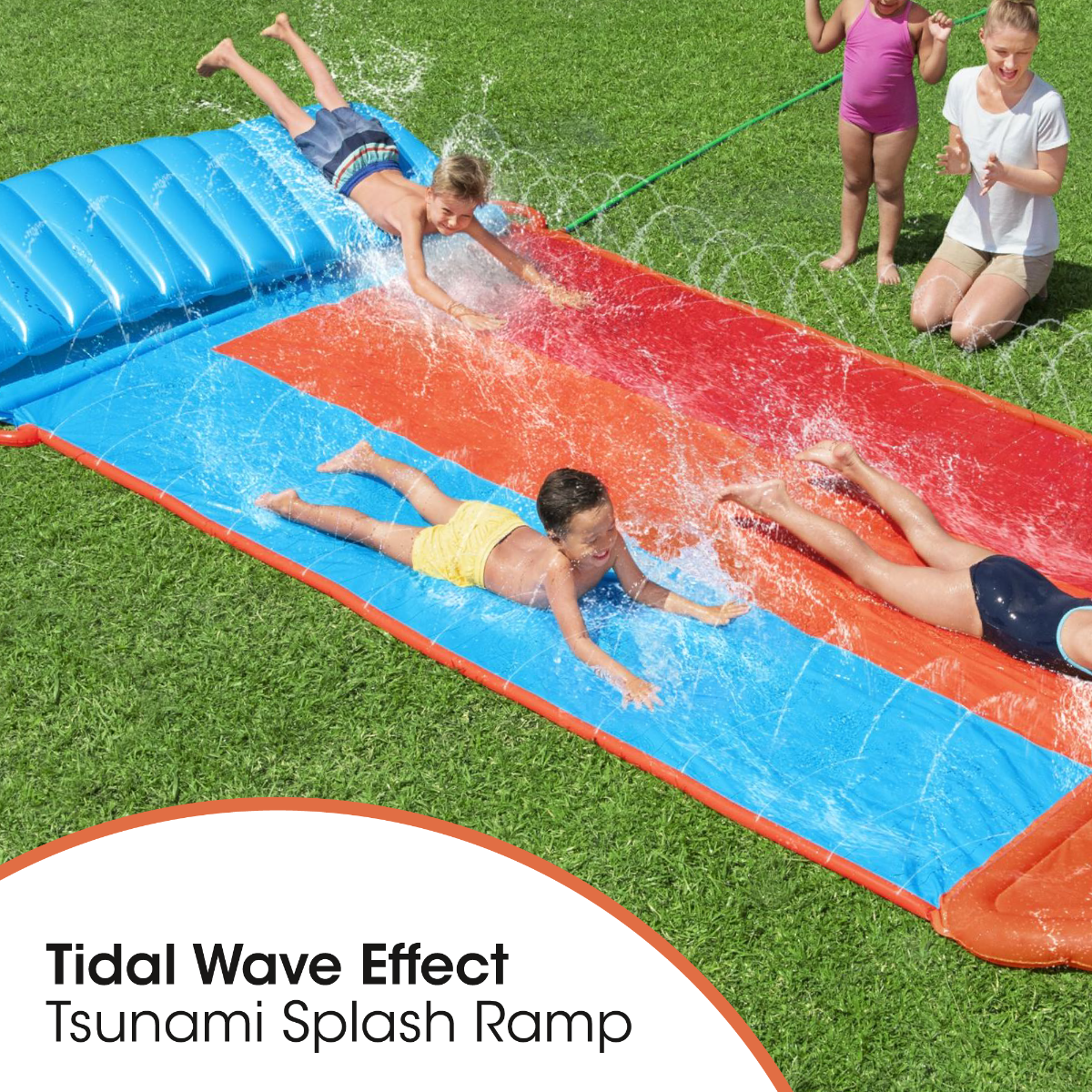 H2OGO! Tsunami Triple Splash and Slide, with Sprinklers