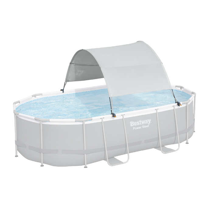 Pool Canopy for Above Ground Pool UPF 40+ Sun Protection