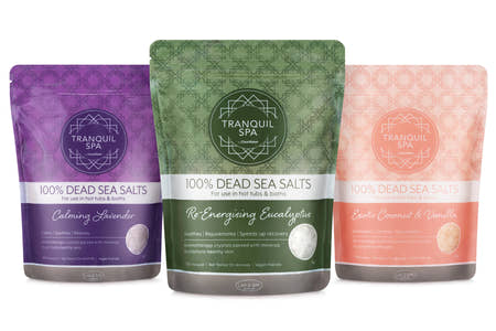 Tranquil Spa Dead Sea Salts Collection