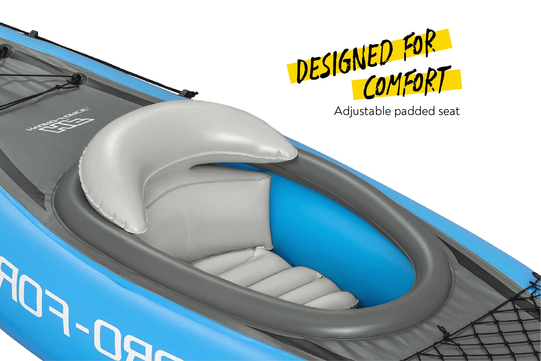 Hydro-Force 1 Person Inflatable Kayak Set - Cove Champion - Outlet