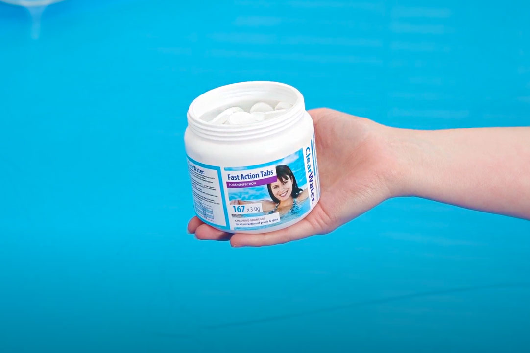 fast pool chlorine tablets