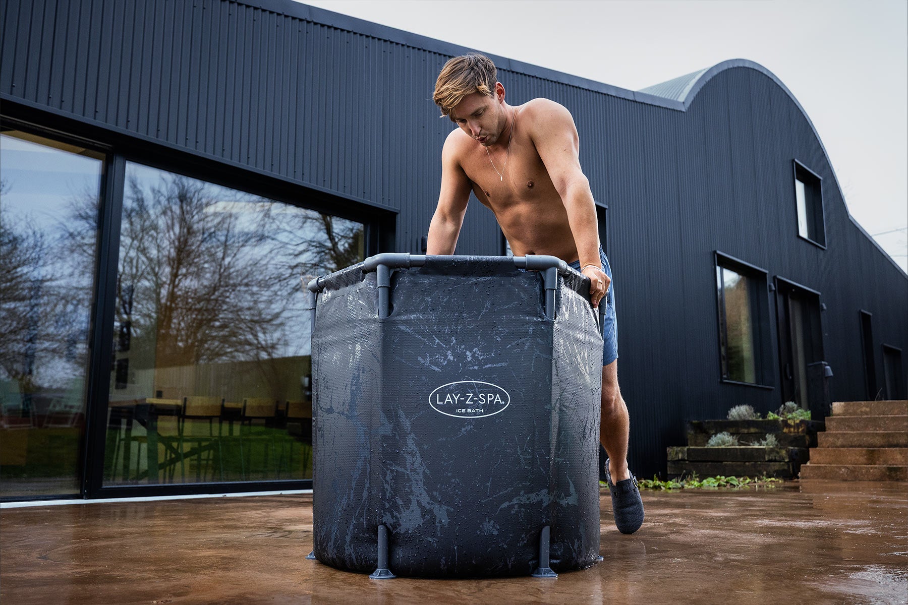 Glacial Dip™ Ice Bath Cold Plunge Recovery Pod with Pump