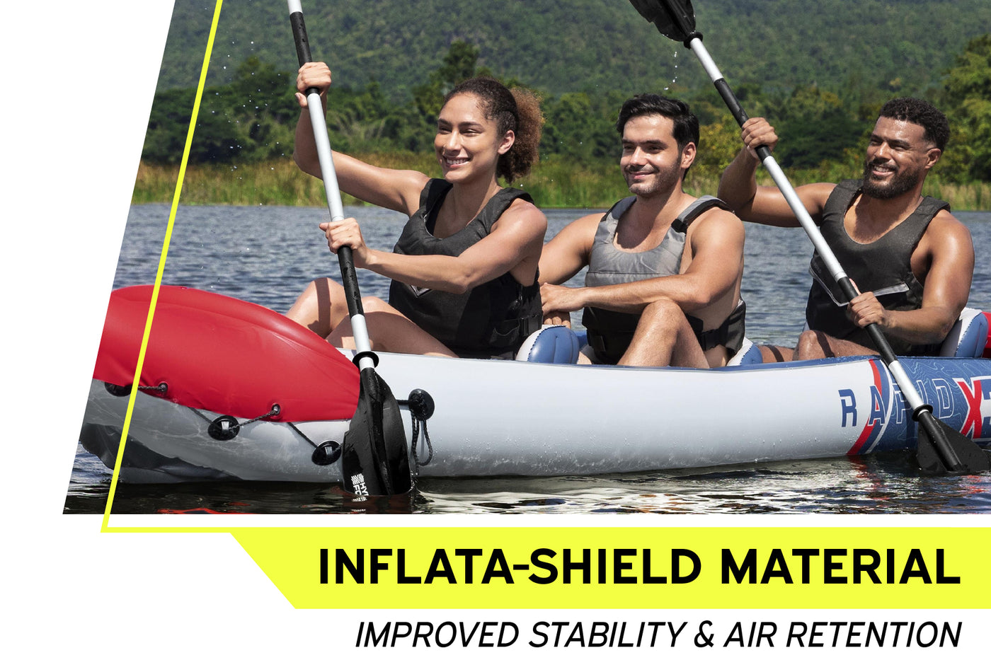 Hydro-Force 3 Person Inflatable Kayak Set - Rapid X3 | Bestway UK