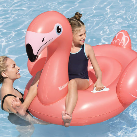 inflatable flamingo pool float