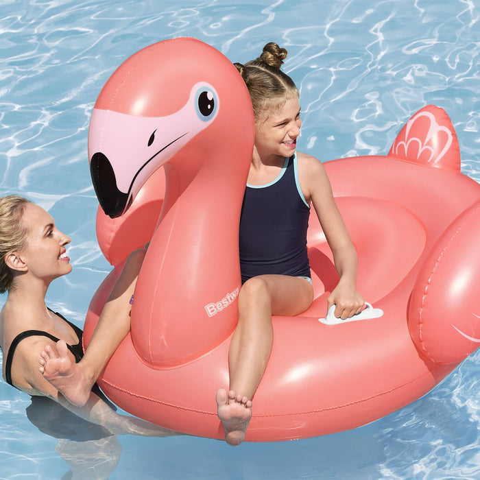 inflatable flamingo pool float