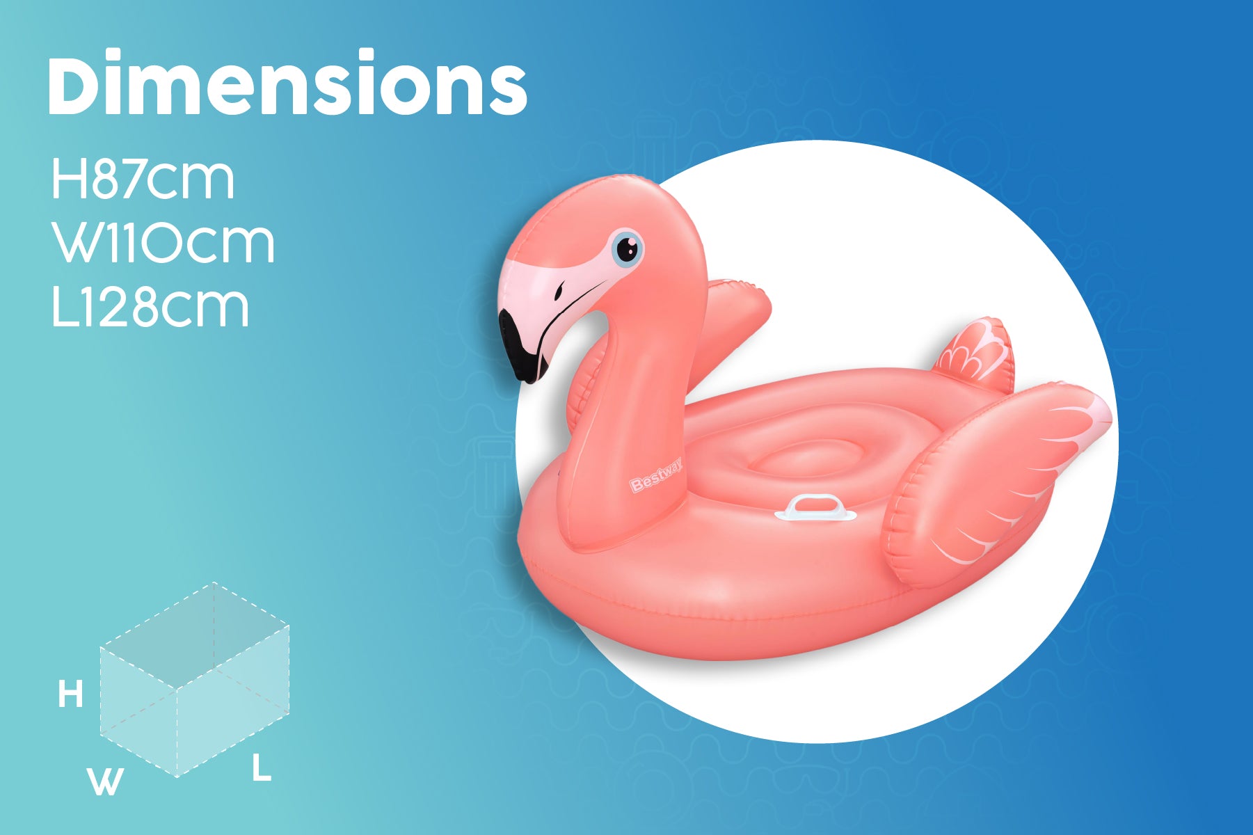 flamingo pool floatie