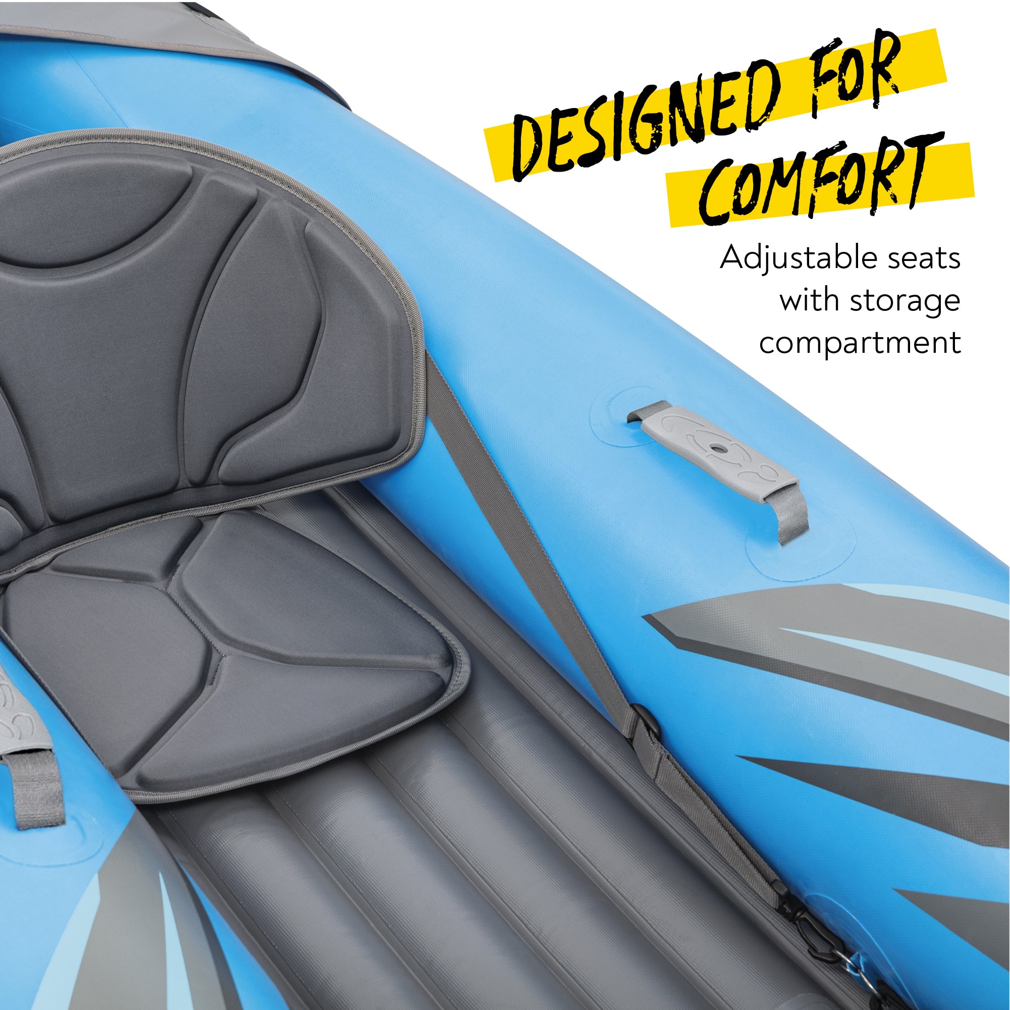 Hydro-Force 1 Person Inflatable Kayak Complete Set - Surge Elite