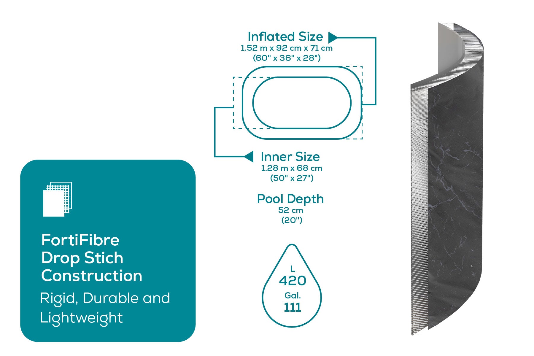 Cold Plunge Recovery Inflatable Tub