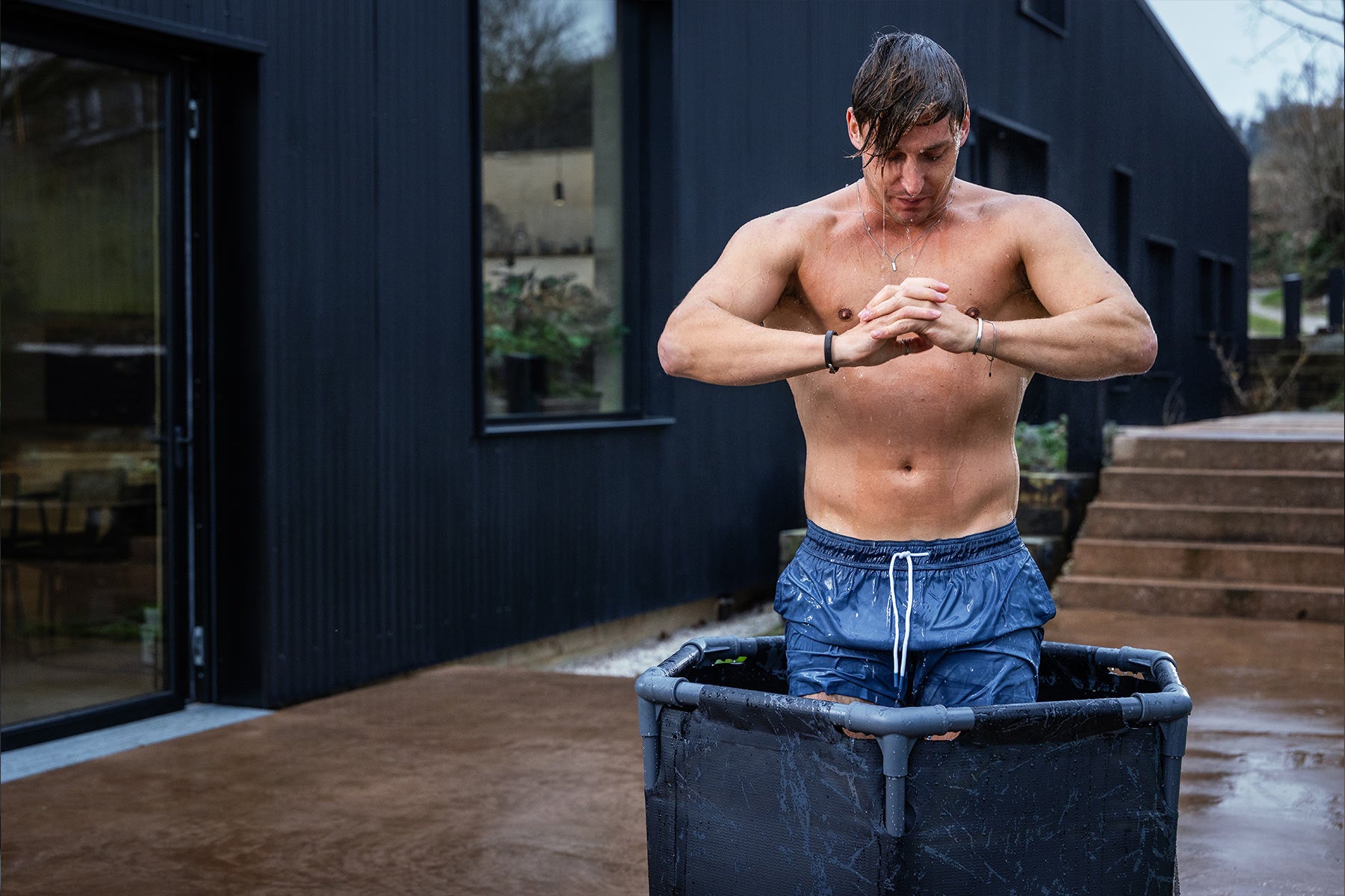 Glacial Dip™ Ice Bath Cold Plunge Recovery Pod with Pump