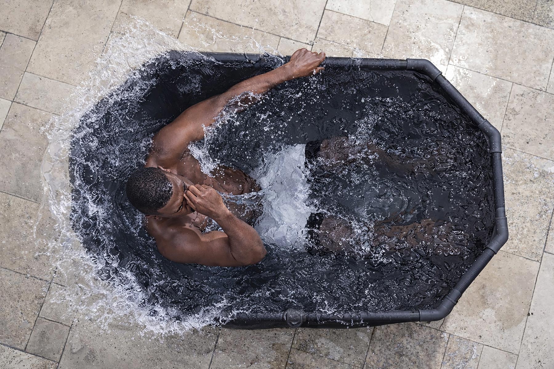 Glacial Dip™ Ice Bath Cold Plunge Recovery Tub with Pump