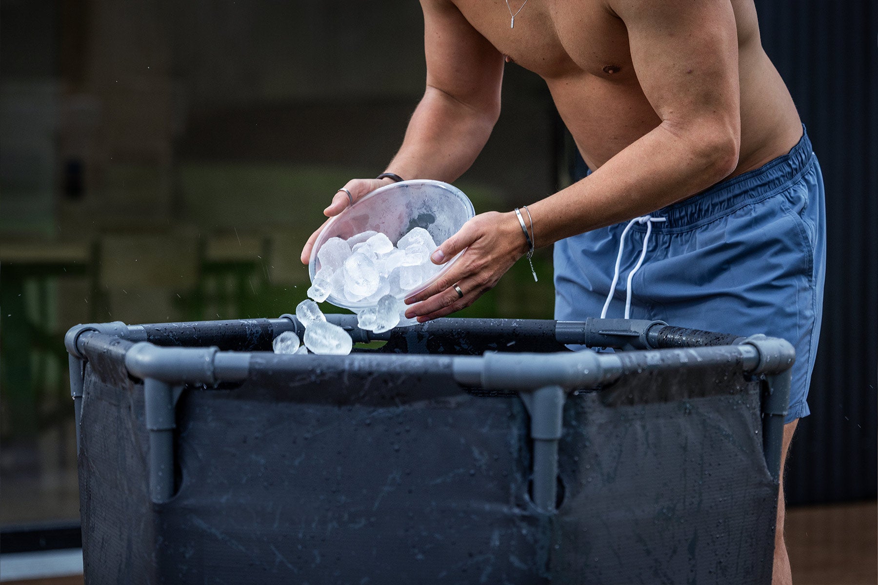 Glacial Dip™ Ice Bath Cold Plunge Recovery Pod with Pump