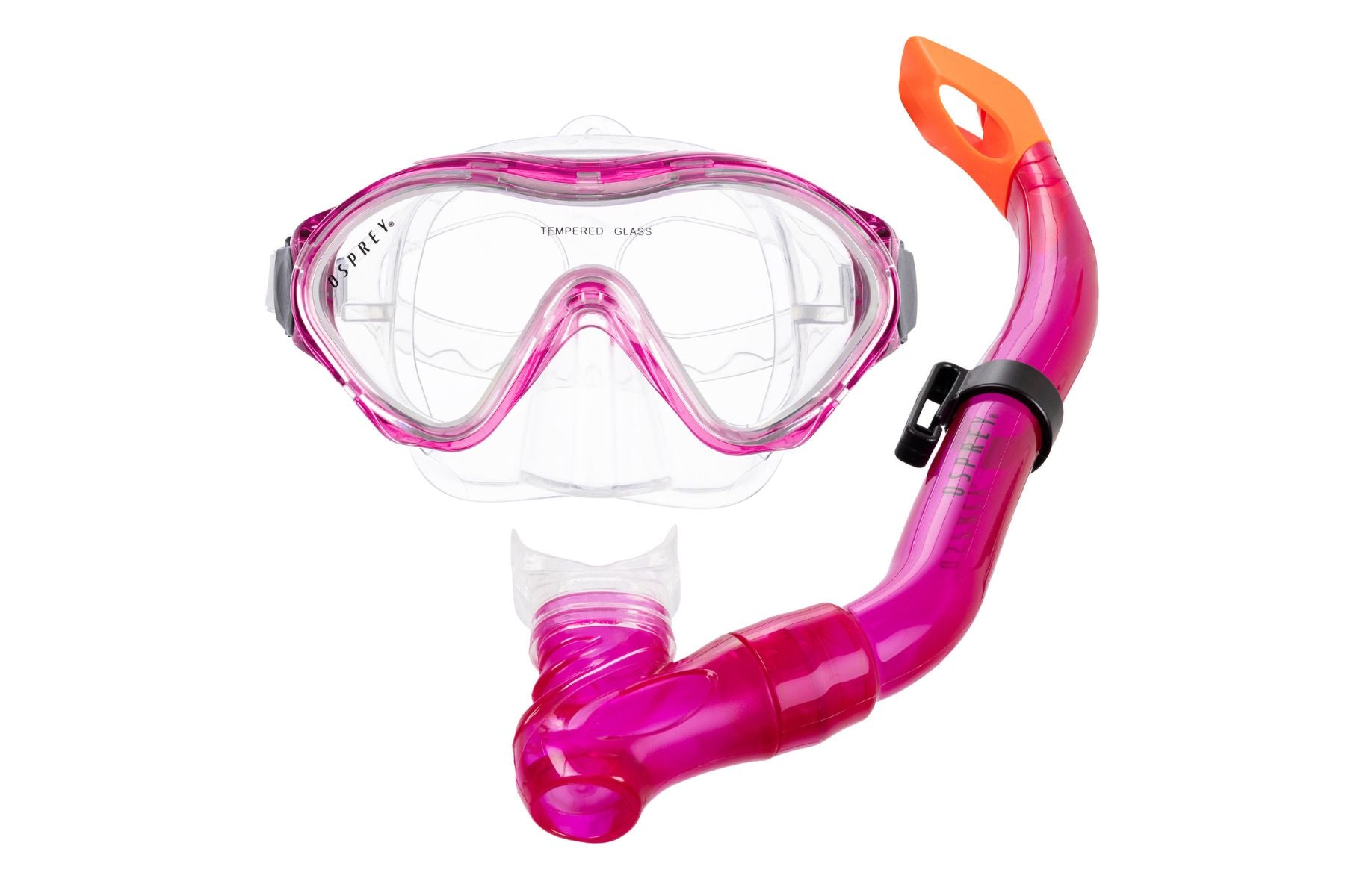 pink kids snorkelling set  