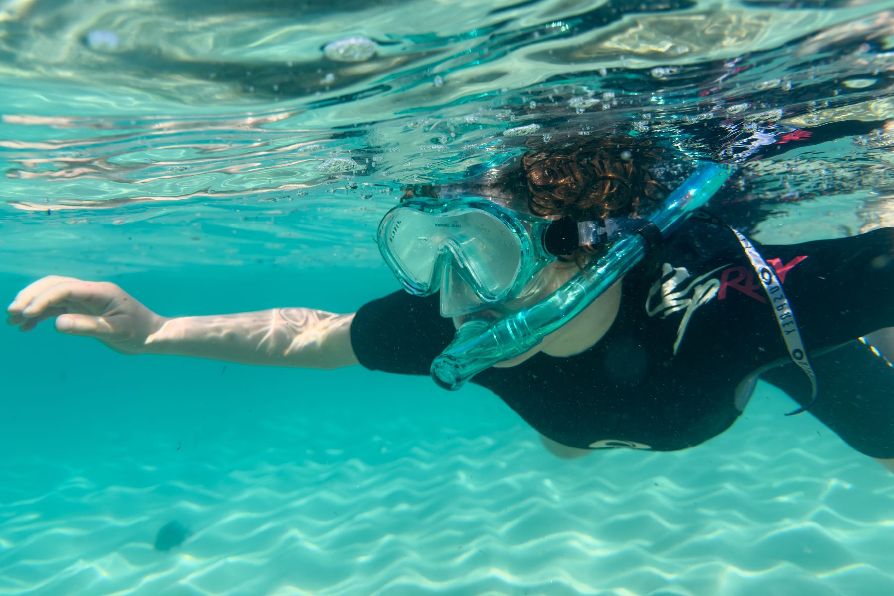 kids swimming mask and snorkel  