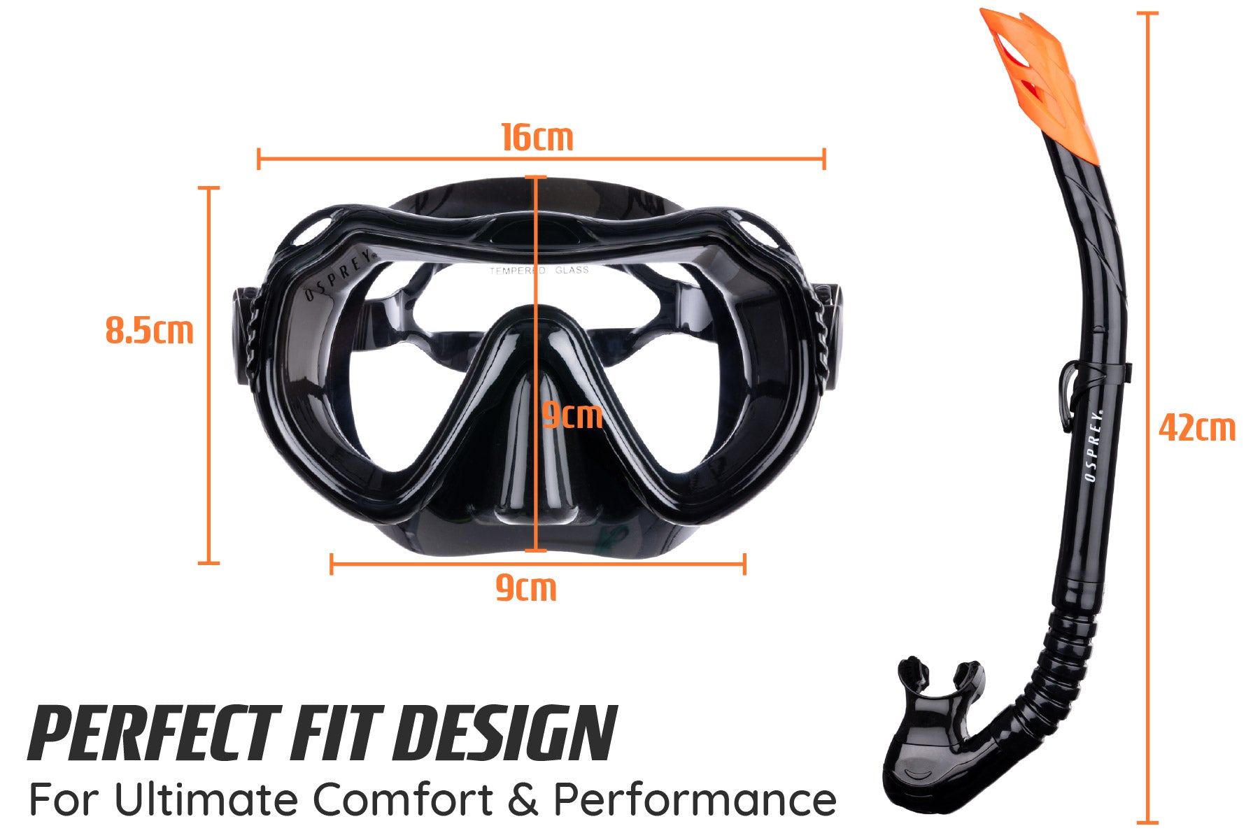 snorkelling mask set  