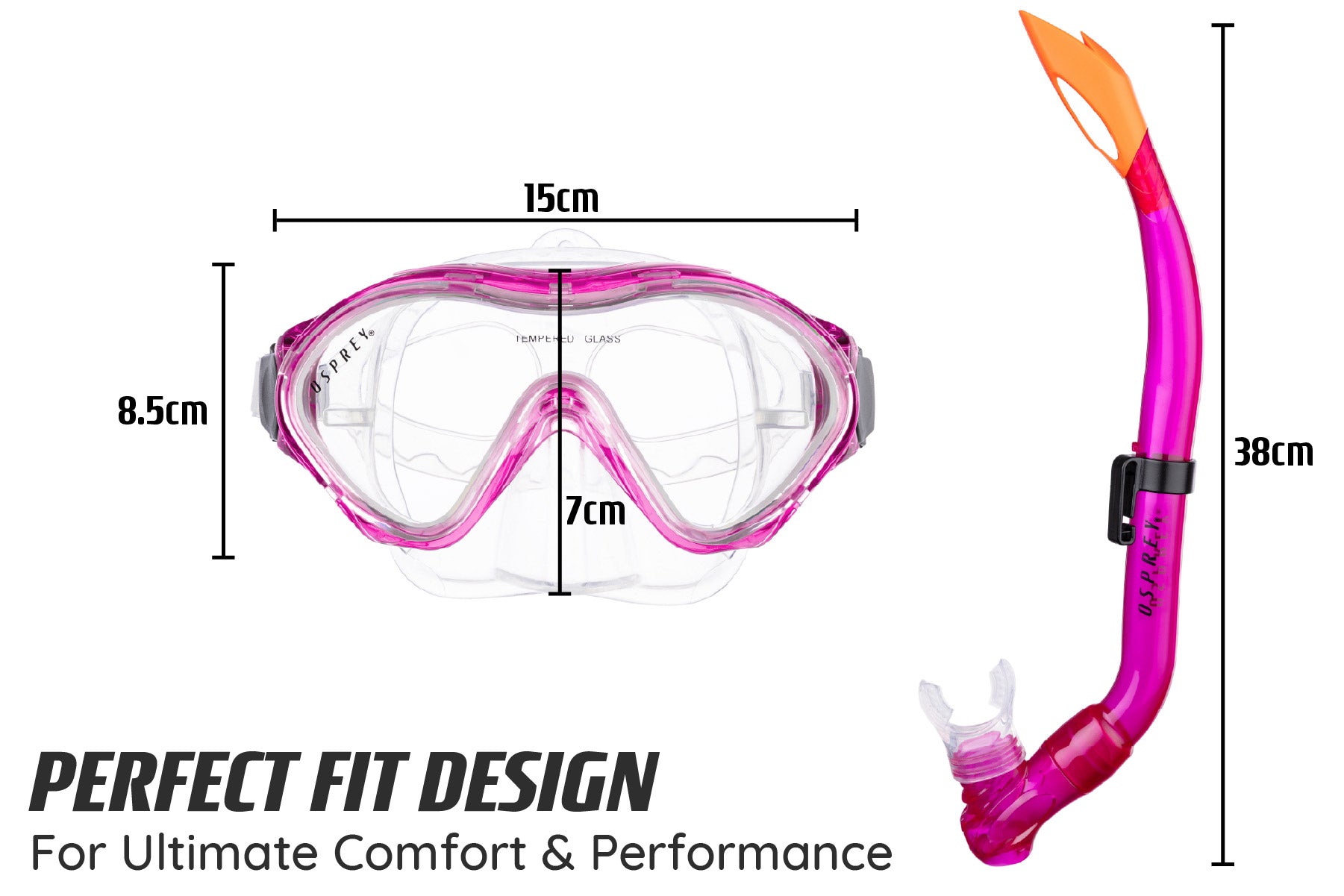 swimming snorkel set for 6 year old