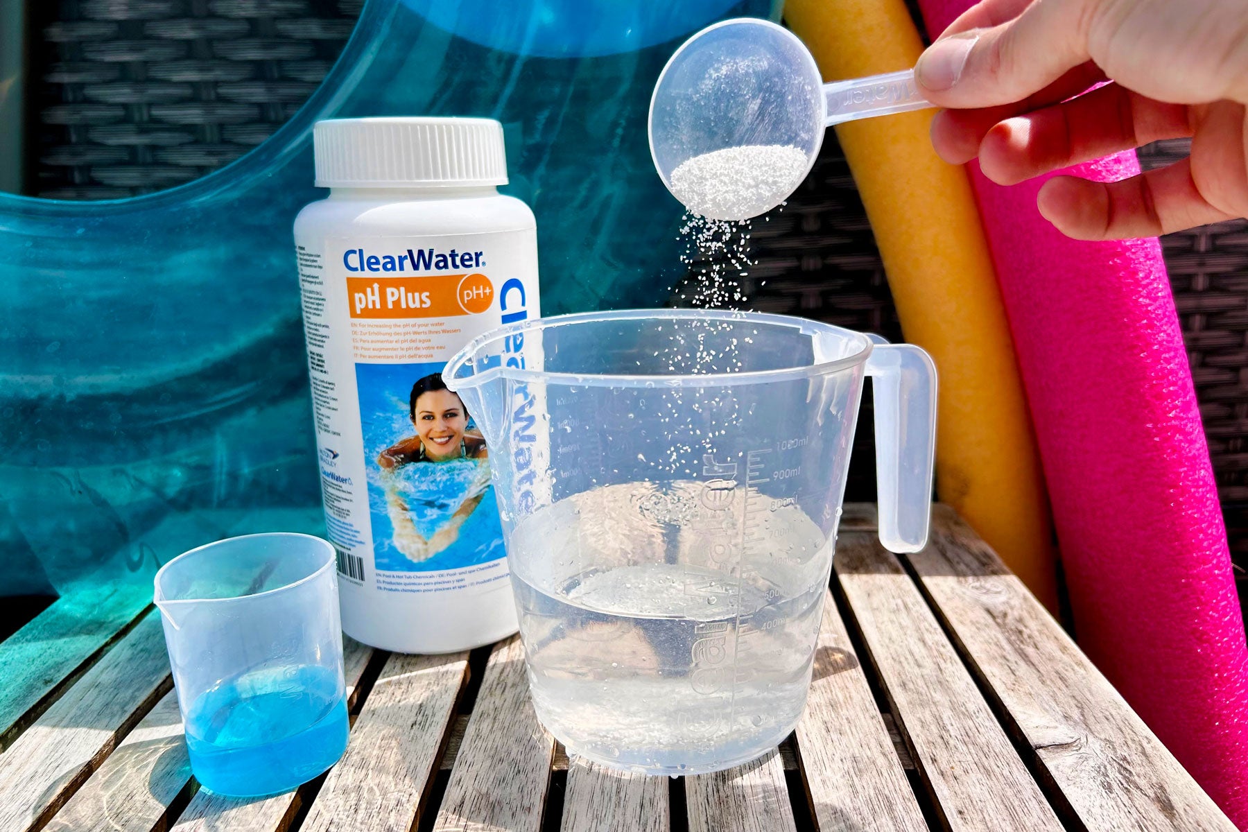 ph increaser for pools and hot tubs