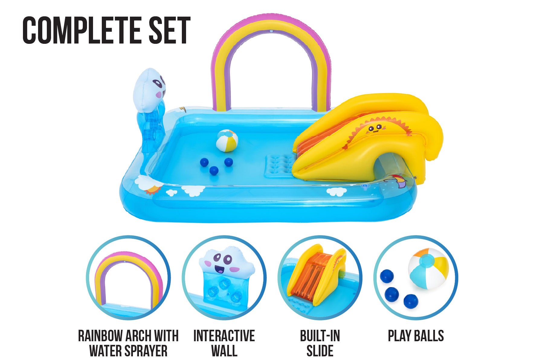 sprinkler play pool for kids