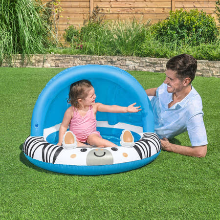 Safari Sun Shaded Inflatable Paddling Pool