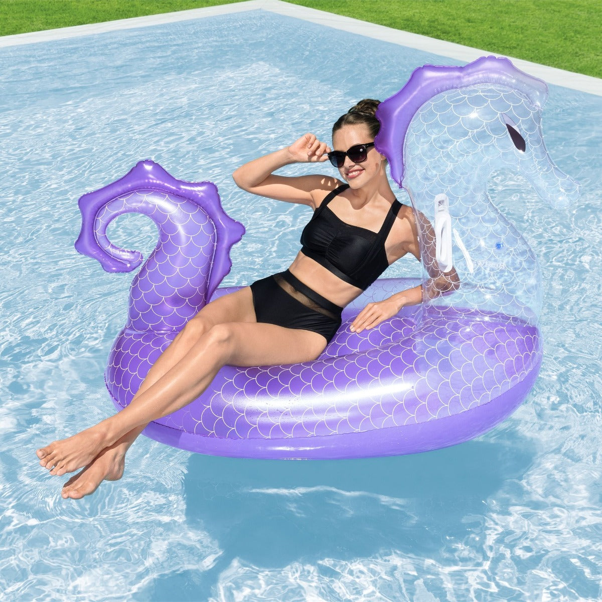 Royal Seahorse Pool Float Inflatable Ride Ons Store UK Bestway UK