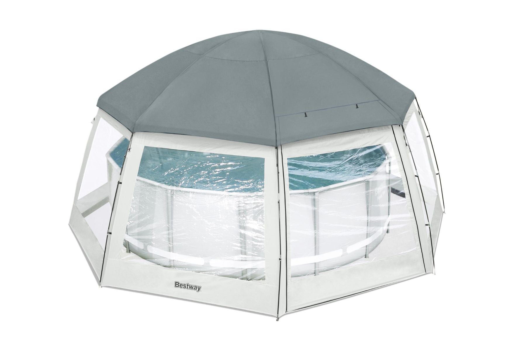 Round Pool Dome, Shelter for Swimming Pool and Hot tub Spas