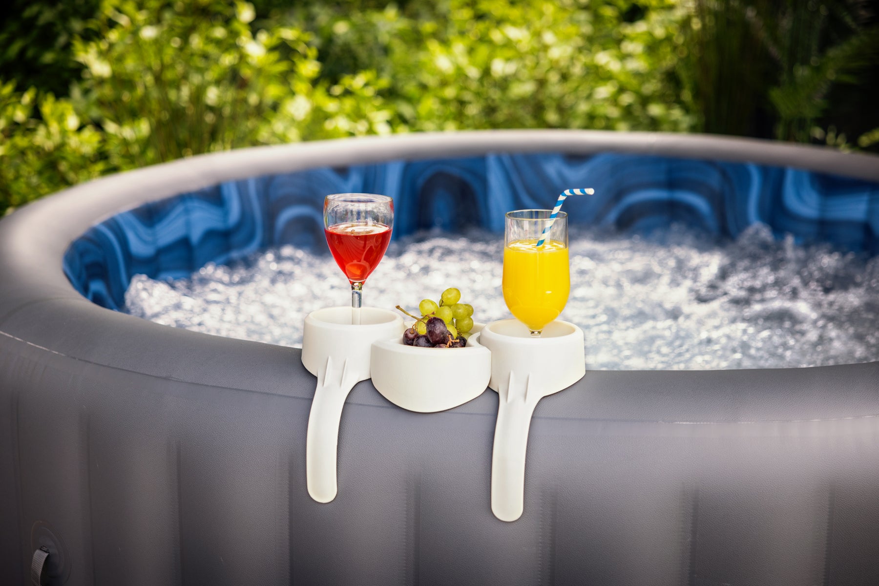 lazy spa wine glass