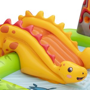 paddling pool with built in slide 