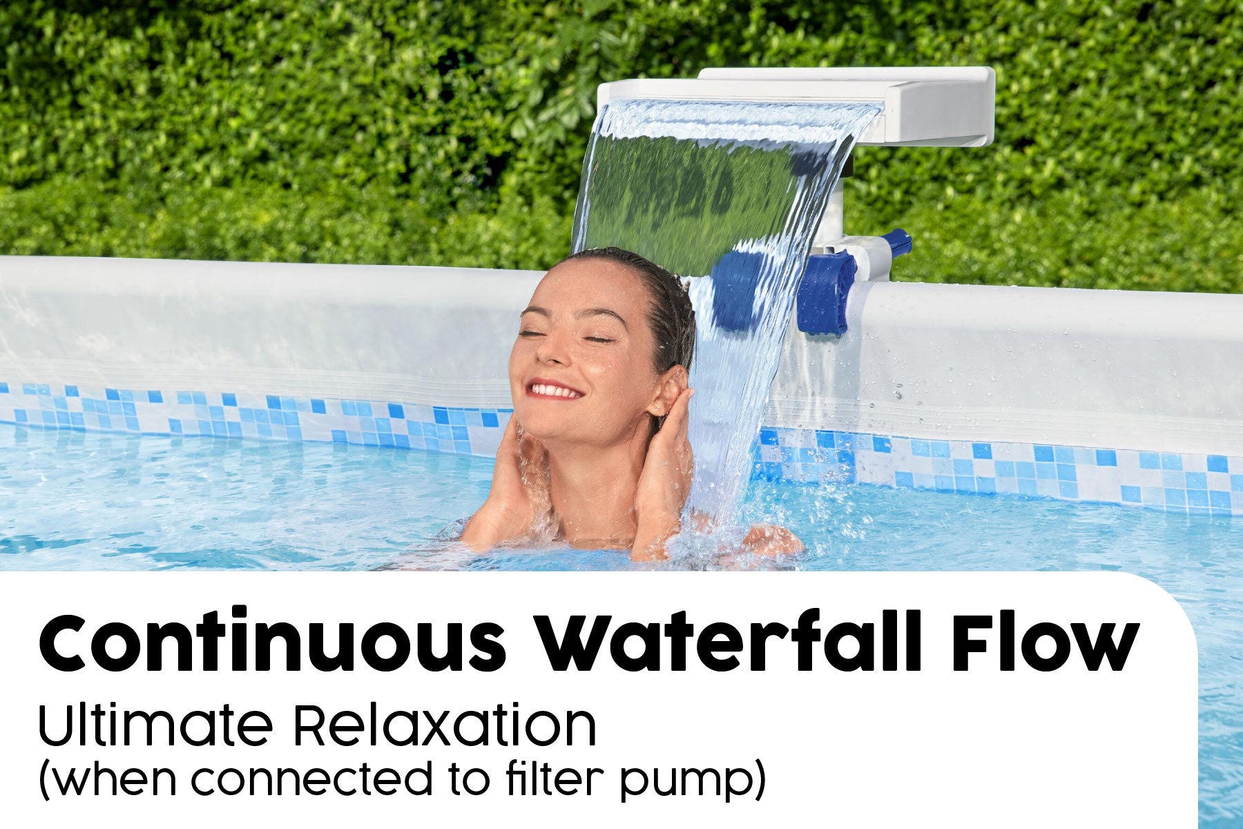 swimming pool waterfall