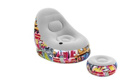 Cruiser Graffiti Lounger with Footrest