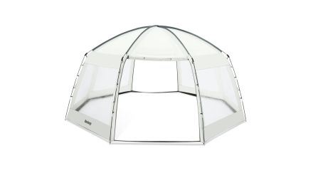 Round Pool Dome, Shelter for Swimming Pool and Hot tub Spas