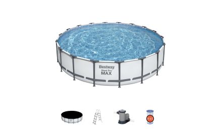 18ft X 48" Steel Pro Max Round Pool Set