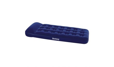 Single Easy Inflate Flocked Airbed 