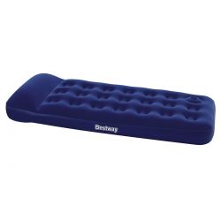 Single Easy Inflate Flocked Airbed