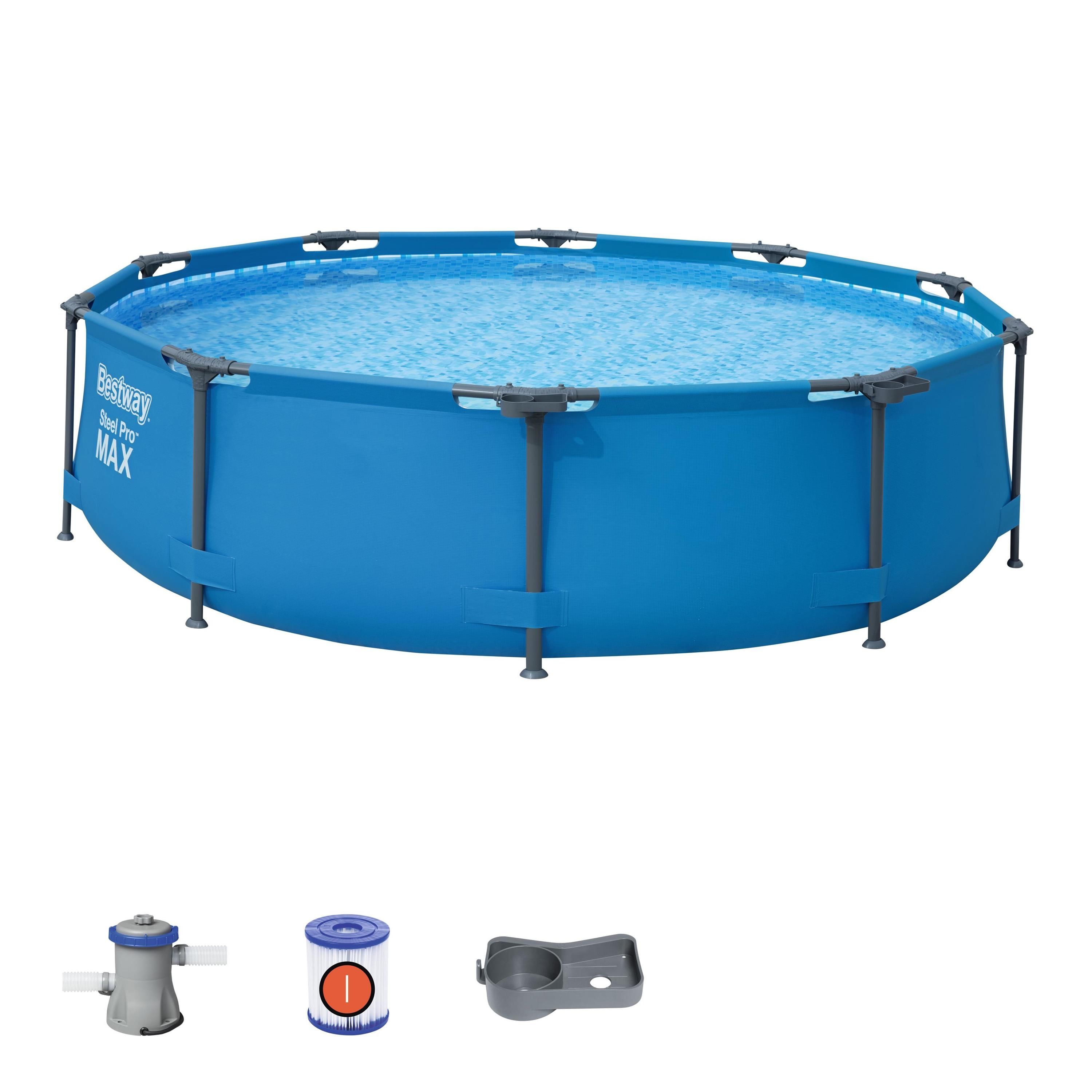 Bestway Bestway Steel Pro MAX 10ft Pool With Steel FrameGet Ready For Summer!✅ 