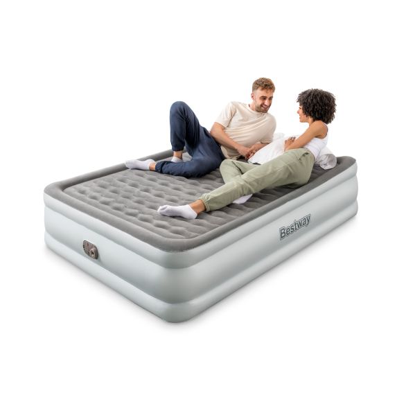 Bestway TriTech King Size Airbed With Built‑In Pump